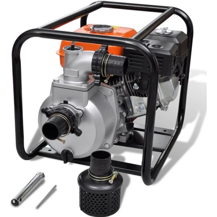 vidaXL Pompe à eau à moteur à essence 50 mm Connexion 4800 W