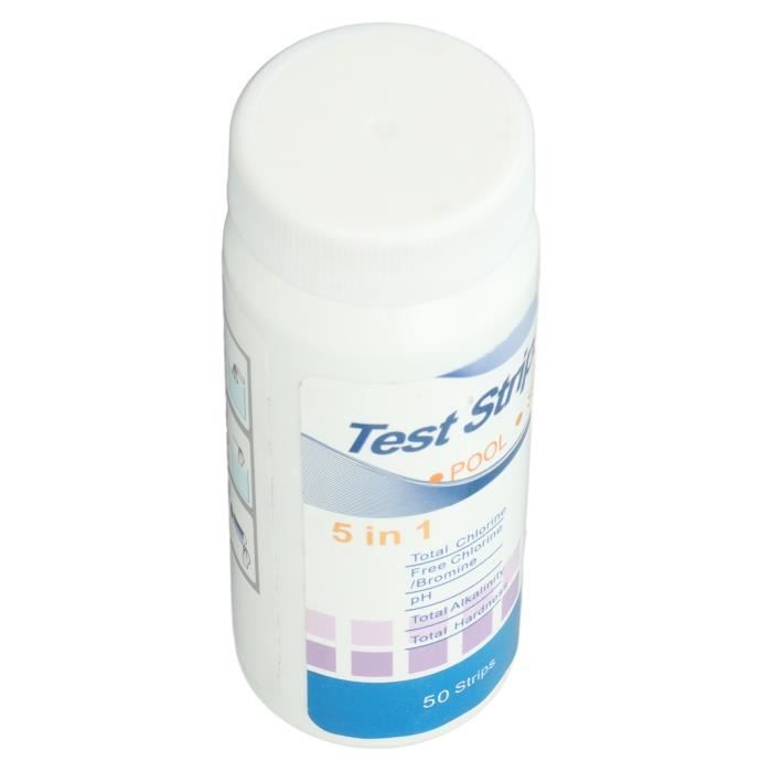 Generic Bande Test D'eau Pour Piscine Et Spa, Kit De Papier De Test De Durete 65037483