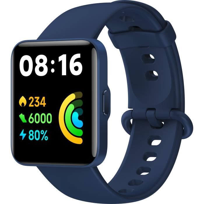 Montre intelligente XIAOMI Redmi Watch 2 Lite GL Bleu 1.55'' 320x360 pixels  - Cdiscount Téléphonie