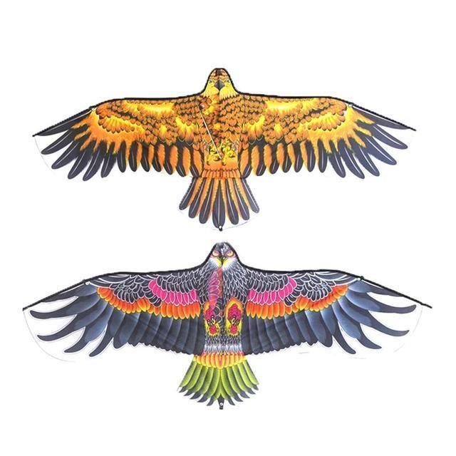 Cerf-volant Hawk Kite avec motif oiseau de proie imprimé - Ketrop