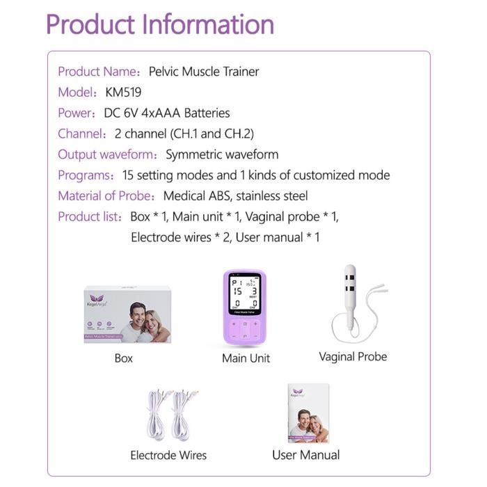 Masseur/entraîneur Du Plancher Pelvien Pour Hommes - 4 Modes De Vibration, Rechargeable USB-C, Discret Et Portable - 4