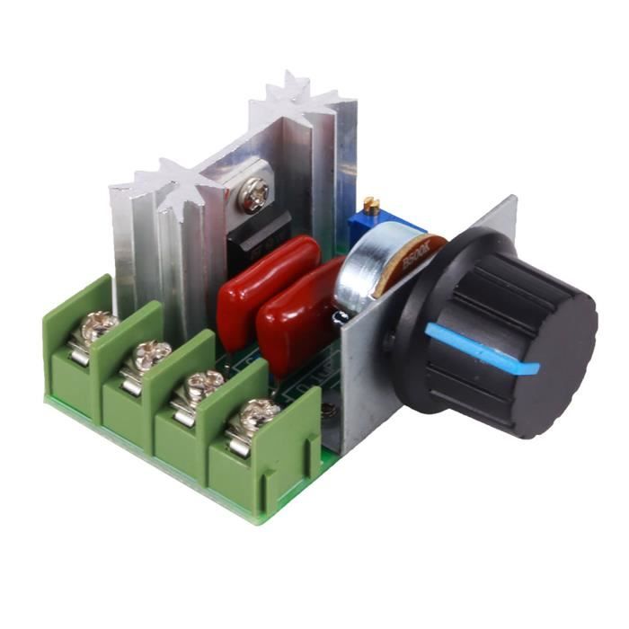Régulateur De Tension AC 0-220V 8000W Haute Puissance – Variateur Vitesse Moteur, Dimmer, Contrôle Température Avec Protection Surtension