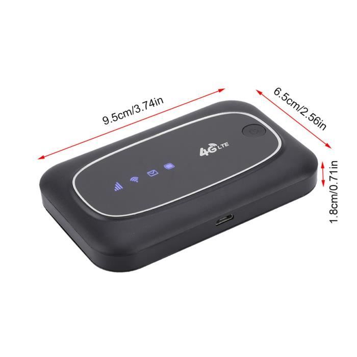 Modem WiFi Mobile 5G ZJchao, Fino A 10 Dispositivi, Velocità 300 Mbps, Slot SIM, Batteria 3200 MAh, Ricaricabile USB – Router Portatile Sbloccato