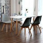 Yifunth Ensemble Table Salle A Manger Avec 4 Pcs Chaises Scandinave Blanc Table Et Gris Chaise Achat Vente Table A Manger Complete Yifunth Ensemble Table Sall Cdiscount