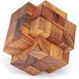 logica jeux art. mega pierre molaire - casse-tête en bois precieux 3d - difficulté 5-6 incroyable - collection leonardo da vinci-1