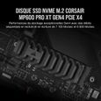 Corsair Disque SSD MP600 PRO XT - 1TB NVMe PCIe M.2 (CSSD-F1000GBMP600PXT)-1
