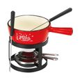 Tableandcook Service à fondue 2 fourchettes rouge - SH-V611-1