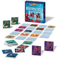 Ravensburger Mini Memory Spidey – 48 Cartes (24 Paires) – Jeu D'Association Pour Enfants Dès 3 Ans – Format Voyage