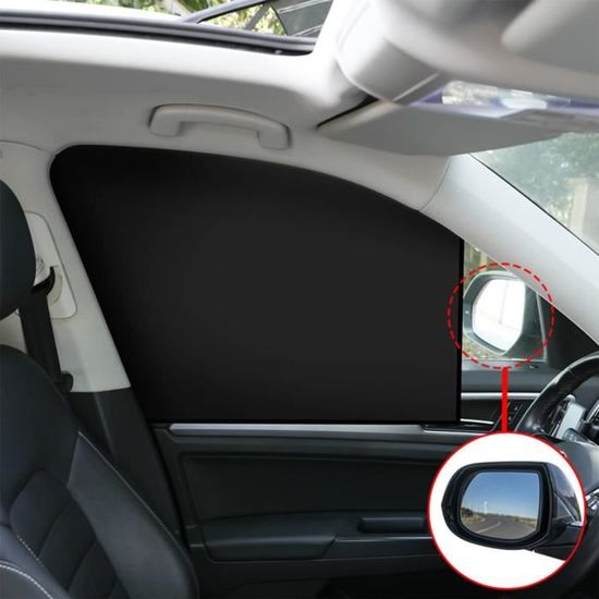 Lot de 2 Rideaux magnétiques pour Voiture, avec Bande Velcro Auto-adhésive,  Pare-Soleil de vitre latérale de siège arrière pou[14] - Cdiscount Auto