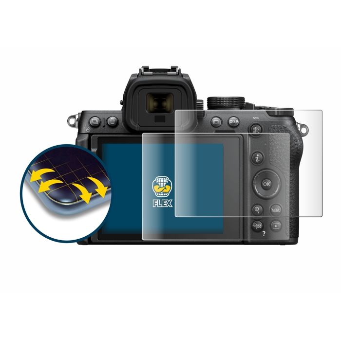 Film De Protection écran Verre Souple 9H Pour Nikon D7100 - Marque Dipos, Transparent - Fabriqué En Allemagne
