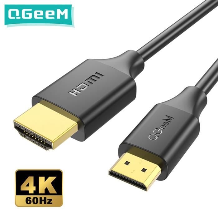 0.9m 3ft - 4K carré HDMI 2.0 - adaptateur de câble HDMI 2.0 4K