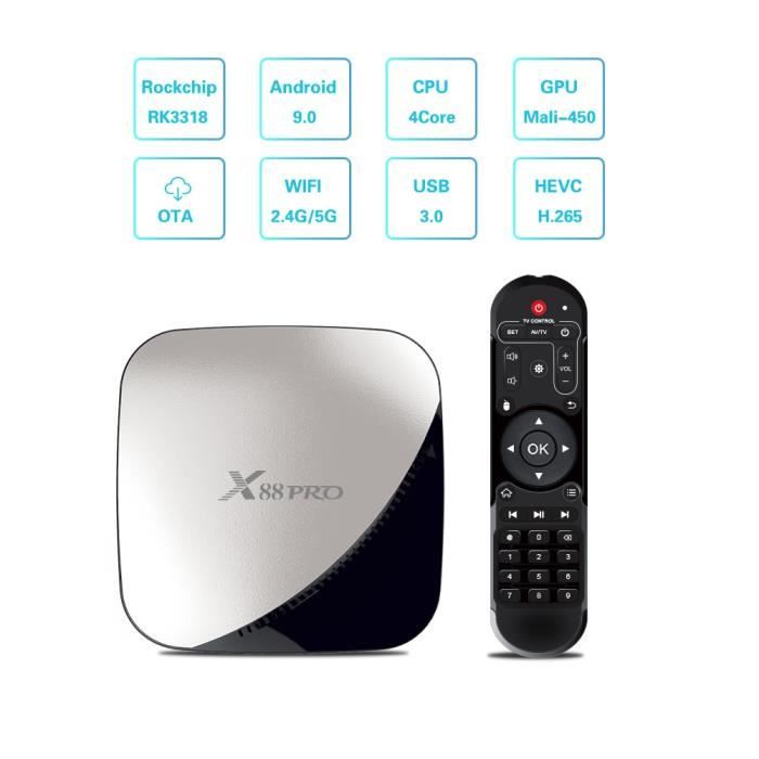 Box IPTV X88 Pro 10 : avis et capacité