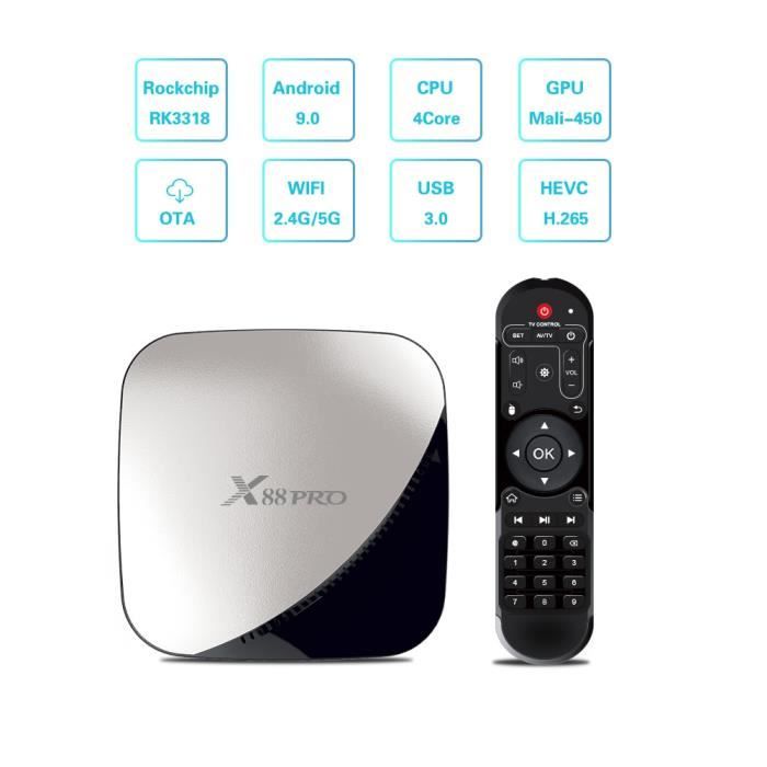 Box X88 X88 Pro Netflix Android X88 PRO Smart TV BOX Dual Wifi 2G+16G