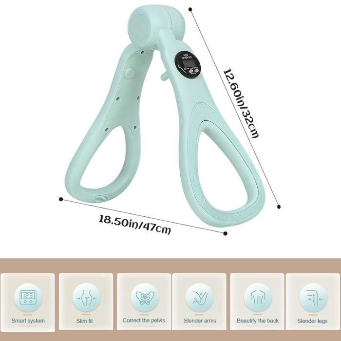 Exerciseur Cuisses Bewinner - Résistance 35kg Réglable - Compteur Intégré - Homme/Femme