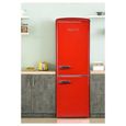 Réfrigérateur combiné - FRIGELUX - CB255RRA++ - Rouge - 244L - Froid statique - Design vintage-2