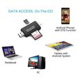 ViewTek RD320 - Lecteur Enregistreur de Carte SD & Micro SD pour Ports USB / Micro USB / USB-C USB Type C) / OTG - Lecteur externe-2