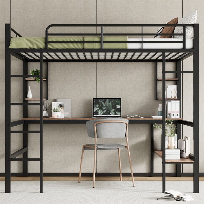 Lit Sureleve Avec Rangement Adulte
