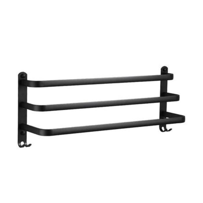 Porte-serviettes Mural En Acier Inoxydable Brossé - Longueur 41,5 Cm - Pour Salle De Bain Ou Cuisine