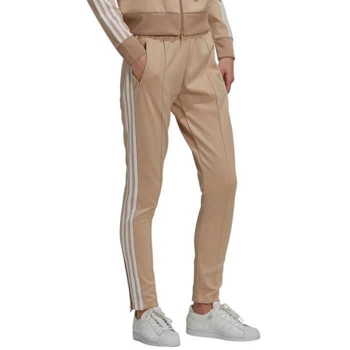 Pantalon Adidas Primeblue SST Marron pour Femme Beige Cdiscount