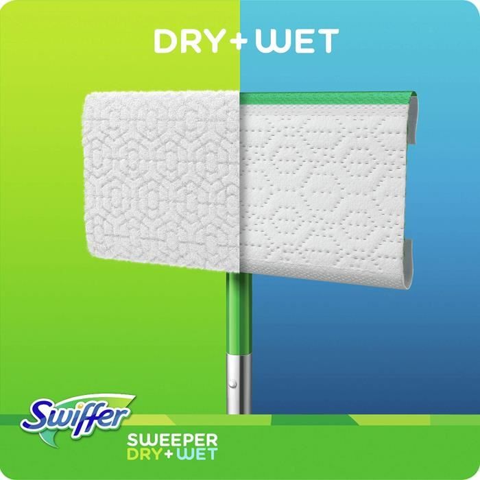 Swiffer - Kit de balais système anti-poussiére avec lingettes sèches et  humides, Delivery Near You