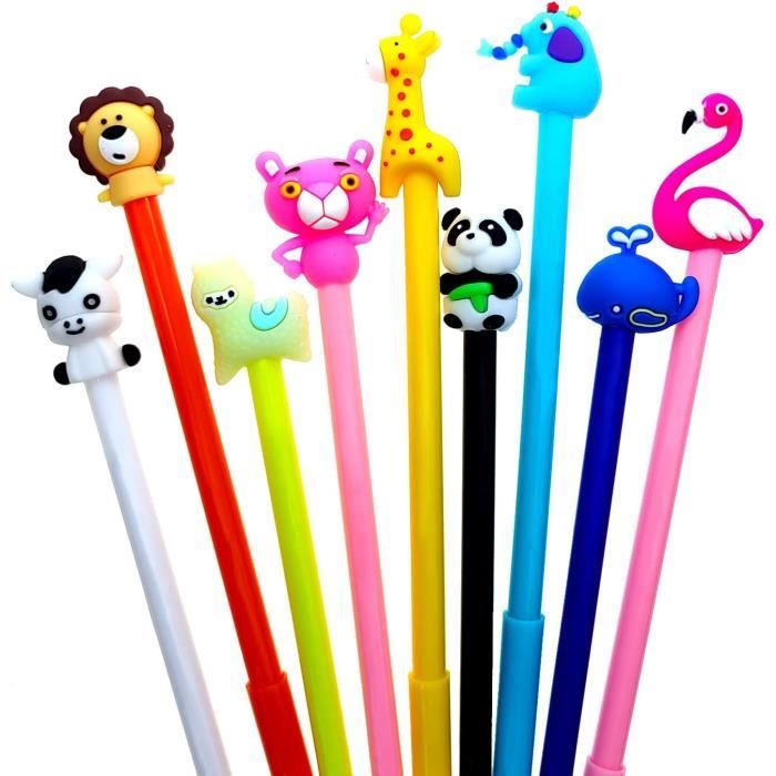 Lot De 30 Stylos Kawaii à Secouer – Animaux Et Personnages Rigolos, Cadeau Créatif Pour Enfants De 5 à 10 Ans (modèle Aléatoire)