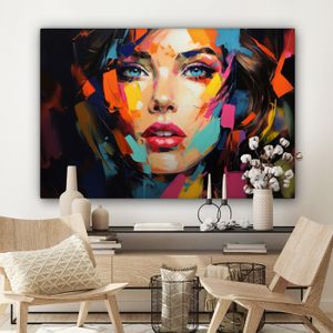 Tableau - D - Toile d'art mural féminin - 60x90cm - Décoration