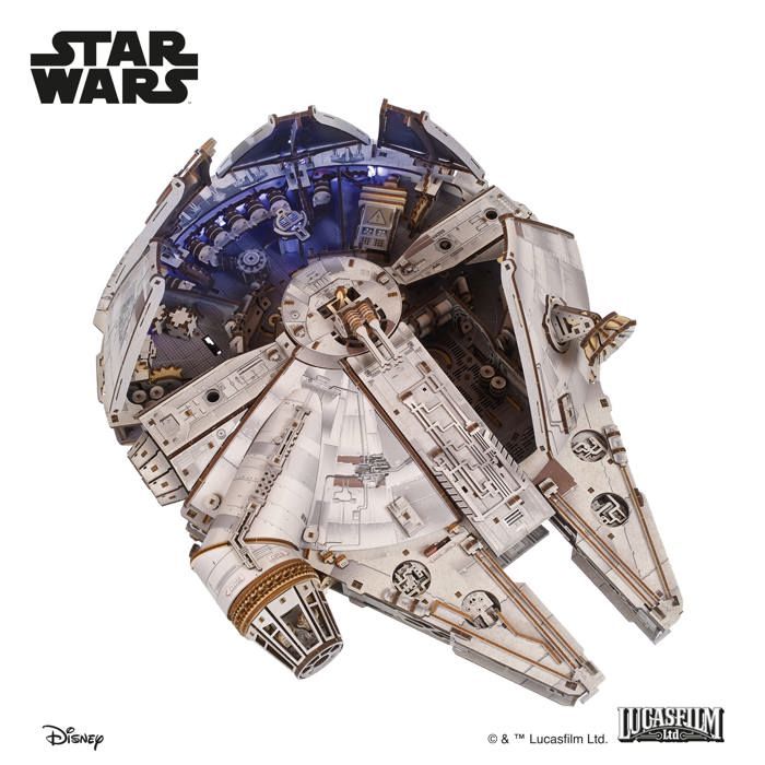 Metal Earth – Maquette 3D Star Wars Millenium Falcon – Acier Fin, Sans Colle – 7,13 Cm – Dès 14 Ans