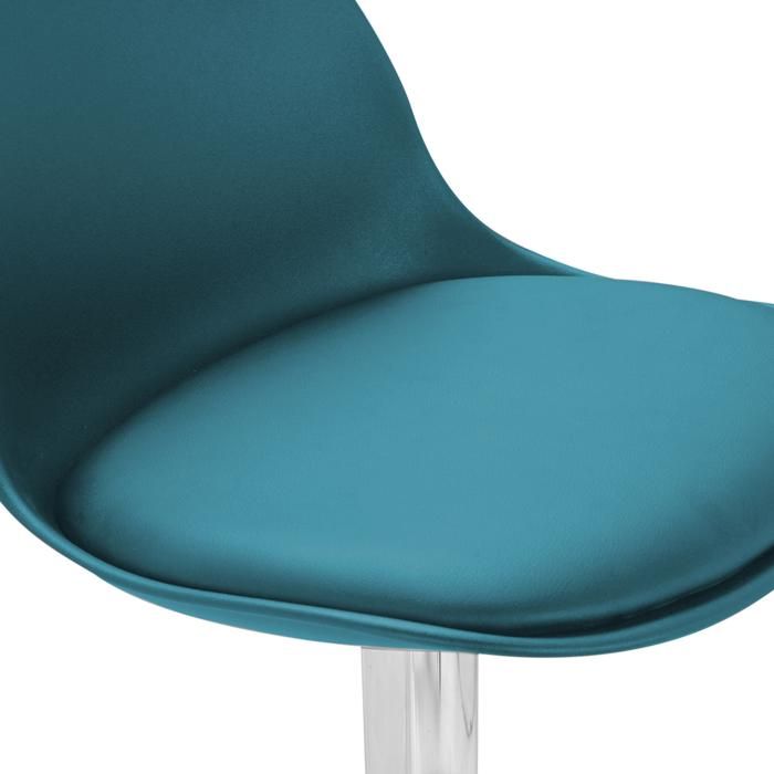 Lot De 2 Tabourets De Bar Modernes WOLTU, Chaise De Cuisine Haute En Velours Et Metal Hauteur Assise 70cm Gris Fonce 91449406