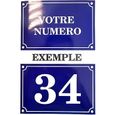 Autocollant Sticker Numéro de Rue Boite aux Lettres Plaque logo 29 Personnalisable-0