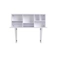 Sobuy Fwt07 W Table Murale Rabattable Avec Etagere Integree