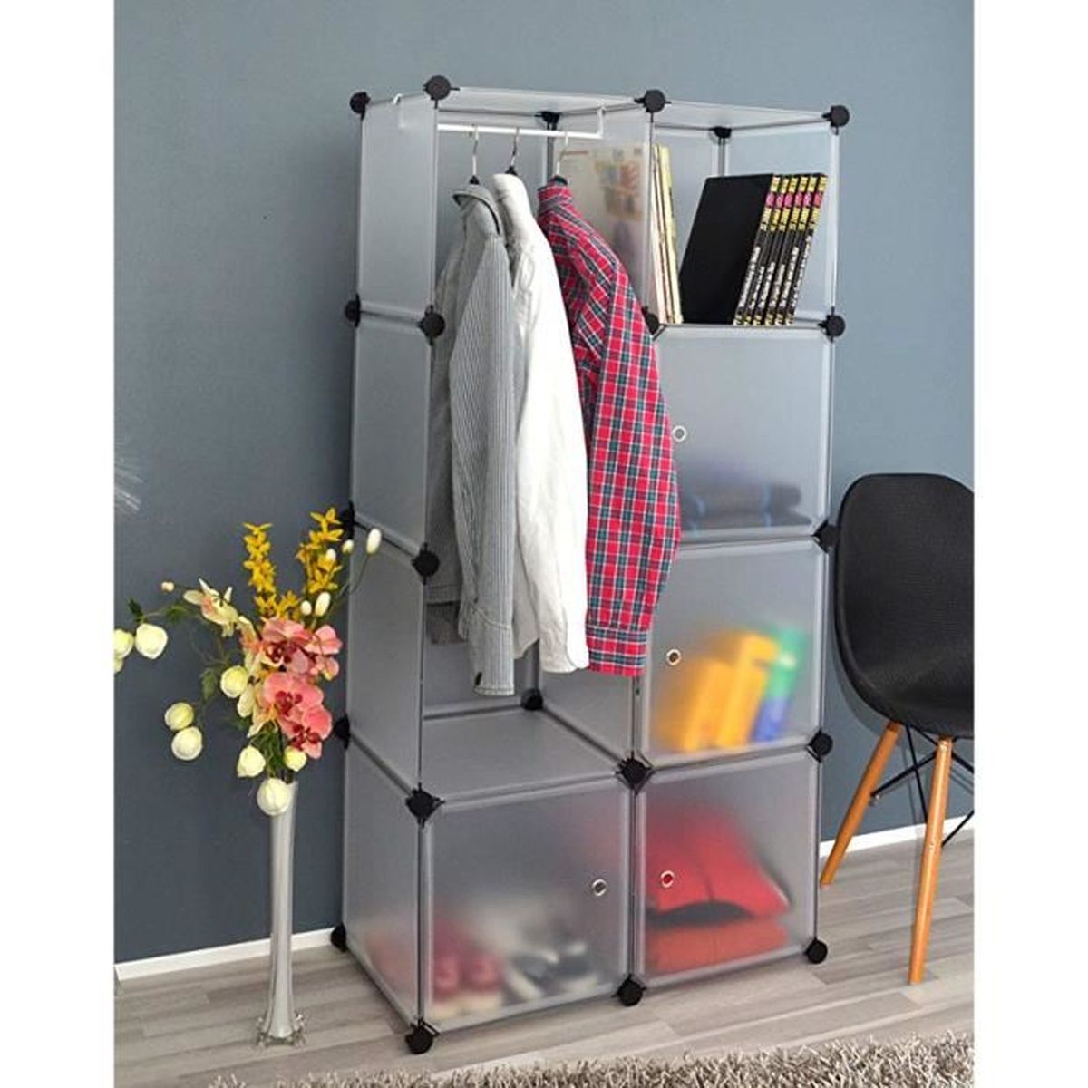 Armoire à vêtements Commode Meuble de rangement Entrée, chambre, salle