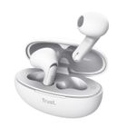 Écouteurs Bluetooth - Trust - Yavi - In Ear - 23H Autonomie - Réduction Bruit ENC - Blanc