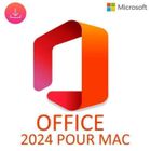 AS-INFORMATIQUE Office 2024 pour MAC 3 PC - Livraison Rapide 5min