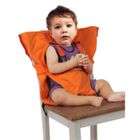 BRAND HIGHDAS Tissu de voyage portable Chaise haute / siège d'appoint pour bébés infant-orange