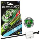 HASBRO Beyblade X, Starter Pack Helm Knight 3-80N avec toupie de compétition à rotation droite de type défense et lanceur, à partir de 8 an