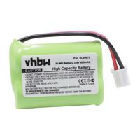 vhbw Batterie remplacement pour SL30013 pour téléphone fixe sans fil (400mAh, 2,4V, NiMH)
