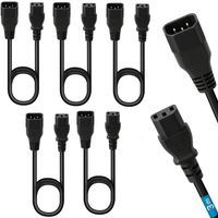 Cordon Rallonge Secteur IEC C13 Vers C14 2m Câble PC Mâle/Femelle