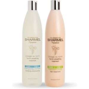 DÉFRISAGE - LISSAGE Shampooings - Kit Lissage Tanin Sharmel 2 X 500ml 