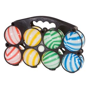 JEU DE QUILLE Jeu 8 boules de petanque plastique colore multicol