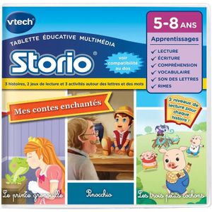 CONSOLE ÉDUCATIVE Tablettes tactiles et accessoires pour enfants Vtech - 233705 - Storio 2 et générations suivantes - Jeu Educatif - Stori 280033