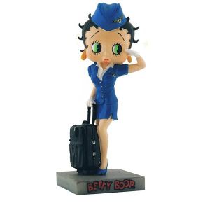 FIGURINE - PERSONNAGE Figurine Betty Boop Hôtesse de l'air - Collection 