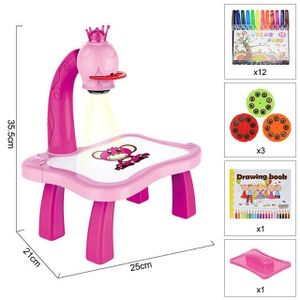 TABLE A DESSIN Dessin - Graphisme,Table à dessin 24 Styles pour enfants,projecteur Led,jouets d'art,tableau de peinture pour enfants - Type 1PCS -I
