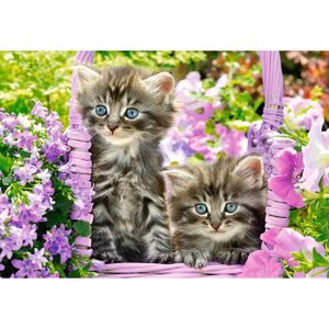 Puzzles Eurographics PUZZLE 1000 PC-Noël Chatons Jouets et jeux