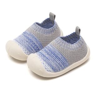 BABIES Chaussures premiers pas bébé garçon - Bébé Marche - Non-Slip Mesh Respirant Léger - Semelle Antidérapant - Bleu