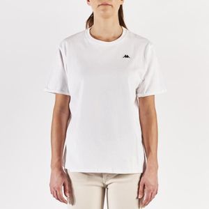T-SHIRT T-shirt col rond Sarah Robe di Kappa pour Femme - Blanc - Manches courtes - Multisport