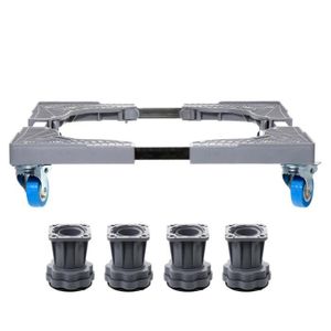 Socle de machine /à laver Queta pour r/éfrig/érateur support r/églable pour s/èche-linge machine /à laver et r/éfrig/érateur r/éfrig/érateur r/éfrig/érateur . 50-66 cm