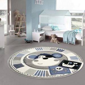 Tapis De Jeu Tapis Chambre D'Enfant Lion Zebra Cactus Tente Indienne Crème B