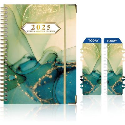 Agenda Semainier 2025 KUOGAS - Format A5 Spirale, Janvier à Décembre 2025