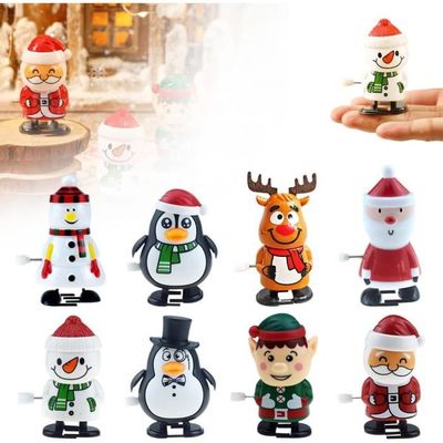 Jouet à Remonter De Noël 2025 – Père Noël, Pingouin, élan, Bonhomme De Neige – Sans Piles – Dès 3 Ans