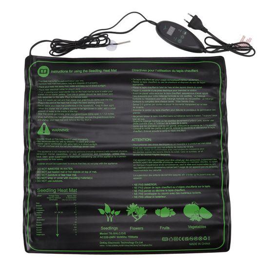 🌱 Tapis Chauffant Pour Semis - Pour Plantes Et Arbres - Jardinage Intérieur - NEUF